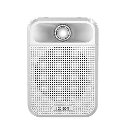 Rolton  K700 Bluetooth Dual-speaker Audio Speaker Megaphone Voice Amplifier(White) - Microphone by Rolton | Online Shopping South Africa | PMC Jewellery | Buy Now Pay Later Mobicred