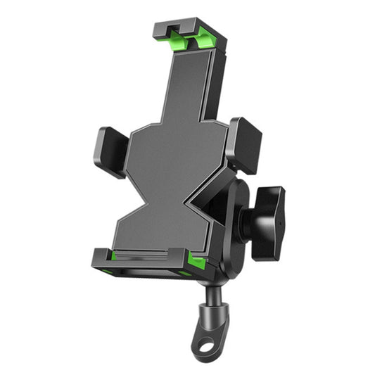 A04 Metal Motorcycle Mobile Phone Navigation Bracket Bicycle Frame Multifunctional Car Fixed Clamp(Rearview Mirror Model) - Holder by PMC Jewellery | Online Shopping South Africa | PMC Jewellery | Buy Now Pay Later Mobicred