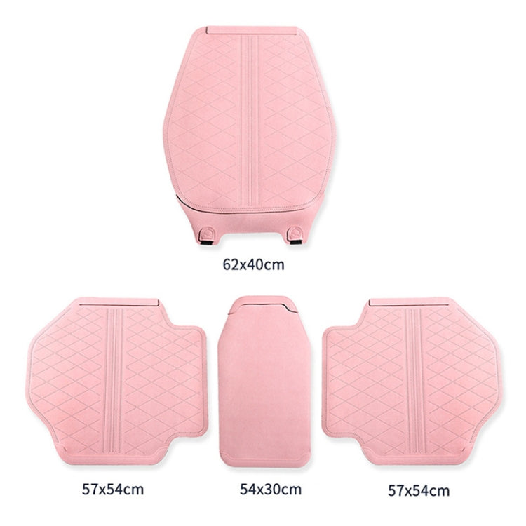 Flip-fur Car Cushion Breathable Ventilation Cushion for Four Seasons, Style: Front Cushion(Pink) - Seat Accessories by PMC Jewellery | Online Shopping South Africa | PMC Jewellery | Buy Now Pay Later Mobicred