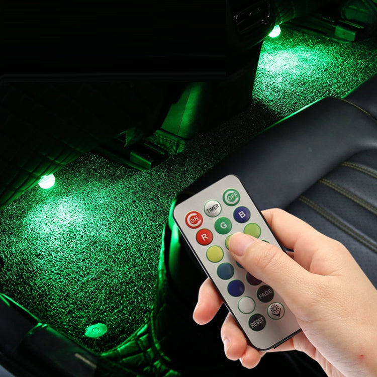 Car Modification Wireless Colorful Remote Control Atmosphere Light, Specification: 1 Light +1 RC - Atmosphere lights by PMC Jewellery | Online Shopping South Africa | PMC Jewellery | Buy Now Pay Later Mobicred