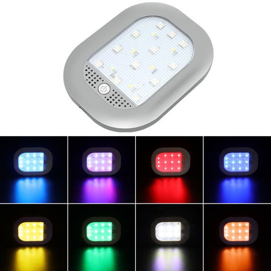 Car Colorful Strong Magnetic LED Lighting Reading Lights(Gray) - Dome Lights by PMC Jewellery | Online Shopping South Africa | PMC Jewellery | Buy Now Pay Later Mobicred