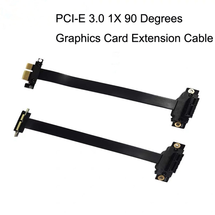 PCI-E 3.0 1X 90 Degrees Graphics Card / Wireless Network Card Extension Cable, Cable Length: 40cm - PCIE Cable by PMC Jewellery | Online Shopping South Africa | PMC Jewellery | Buy Now Pay Later Mobicred