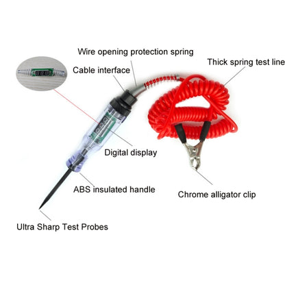 3-70V Automotive Circuit Testing Electric Pen Repair Tool, Model: D Black Cable - Electronic Test by PMC Jewellery | Online Shopping South Africa | PMC Jewellery | Buy Now Pay Later Mobicred