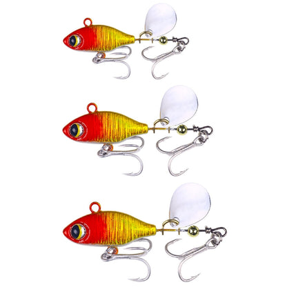 HENGJIA Submerged VIB Fake Lures Sequin Lures, Size: 4.8cm 7g(6 Colors Boxed) - Fishing Lures by HENGJIA | Online Shopping South Africa | PMC Jewellery