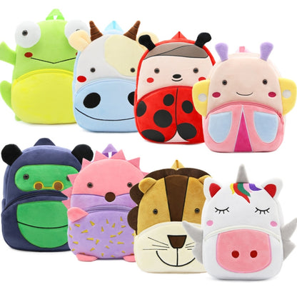 Zoo Series Plush Backpack Cute Children School Bag Shoulder Bag(Monkey) - Kids Bags by PMC Jewellery | Online Shopping South Africa | PMC Jewellery