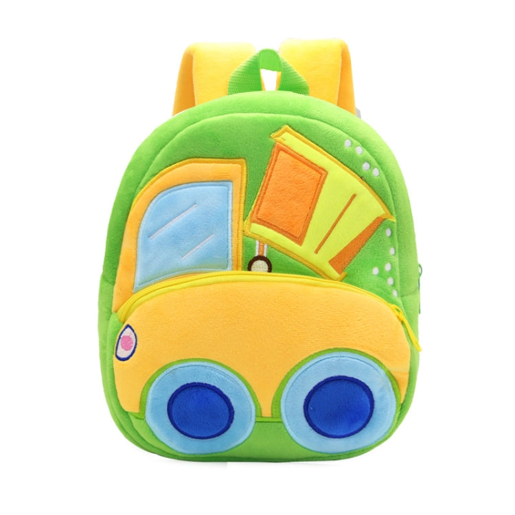 3D Cartoon Trucks Cars Plush Kids Backpack Children School Bags(Fighting Car) - Kids Bags by PMC Jewellery | Online Shopping South Africa | PMC Jewellery