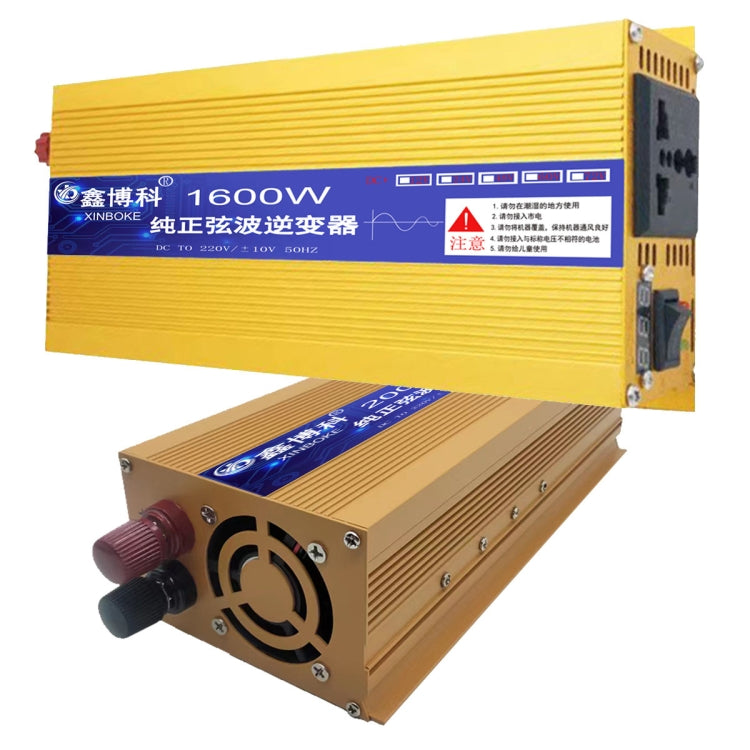 XINBOKE High Power Household Car Sine Wave Inverter 12V 2000W To 220V 1000W(Single Display) - Pure Sine Wave by PMC Jewellery | Online Shopping South Africa | PMC Jewellery | Buy Now Pay Later Mobicred