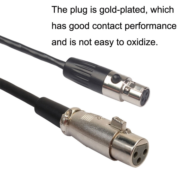 Xlrmini Caron Female To Mini Female Balancing Cable For 48V Sound Card Microphone Audio Cable, Length: 10m - Microphone Audio Cable & Connector by PMC Jewellery | Online Shopping South Africa | PMC Jewellery | Buy Now Pay Later Mobicred