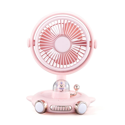 Household Cute Pet Fan USB Desktop Night Light Fan(Pink) - Electric Fans by PMC Jewellery | Online Shopping South Africa | PMC Jewellery | Buy Now Pay Later Mobicred