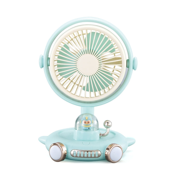 Household Cute Pet Fan USB Desktop Night Light Fan(Blue) - Electric Fans by PMC Jewellery | Online Shopping South Africa | PMC Jewellery | Buy Now Pay Later Mobicred