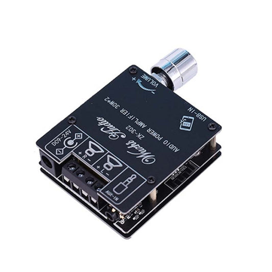 ZK-302 Mini Bluetooth 5.1 Receiving Audio Module With Power Amplifier Digital D Stereo Dual Channel - Breadboard / Amplifier Board by PMC Jewellery | Online Shopping South Africa | PMC Jewellery | Buy Now Pay Later Mobicred