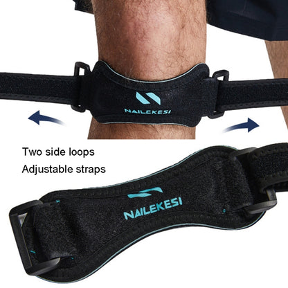 NAILEKESI Sports Knee Brace Running Jump Rope Knee Protector, Size: One Size(Black Green) - Sports Safety by NAILEKESI | Online Shopping South Africa | PMC Jewellery