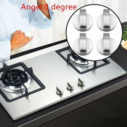 2pcs  6mm Cooker Hob Knobs Gas Stove Knobs Control Switch - Replacement Accessories by PMC Jewellery | Online Shopping South Africa | PMC Jewellery