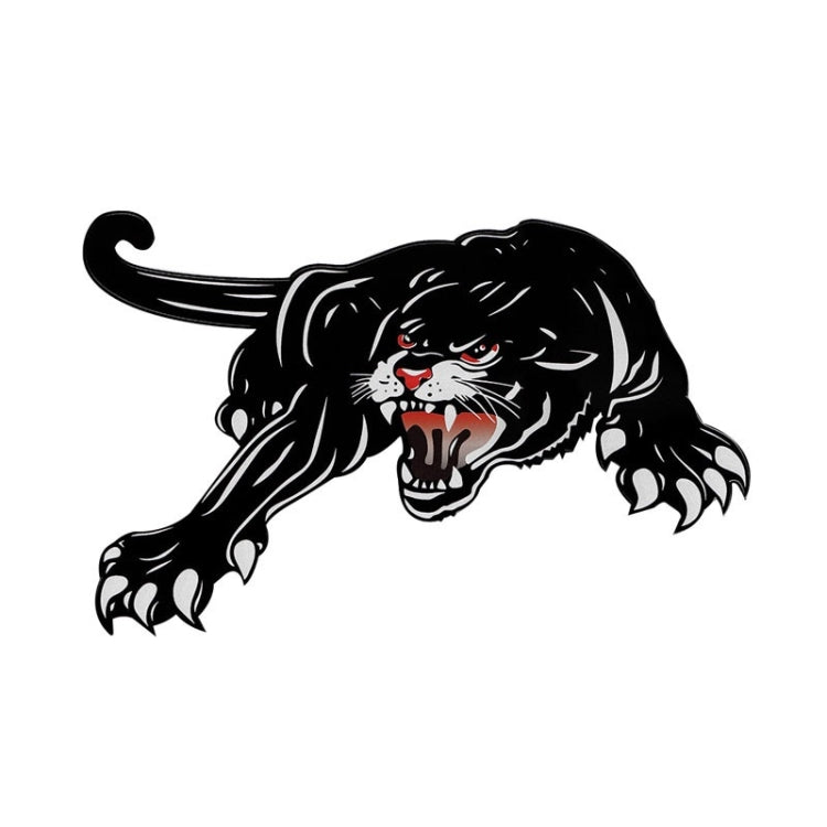 2pcs Colorful Black Panther Car Hood Door Reflective Sticker(Head Towards The Left) - Decorative Sticker by PMC Jewellery | Online Shopping South Africa | PMC Jewellery | Buy Now Pay Later Mobicred