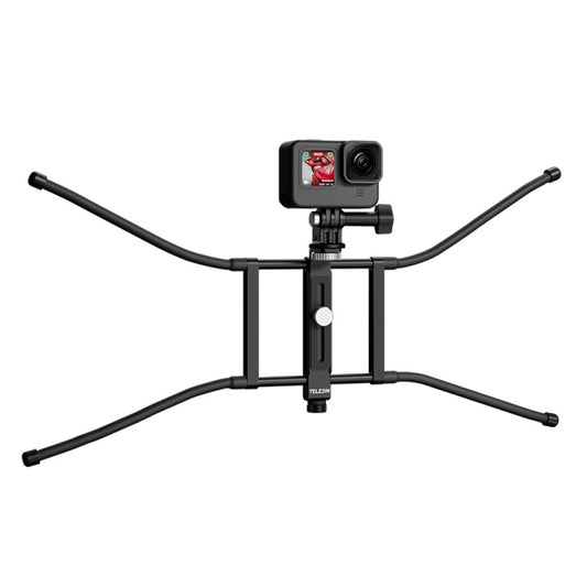 TELESIN TE-FM-001 Action Camera Hanging Net Bracket For  Gopro HERO11 Black / HERO10 Black / HERO9 Black / DJI Action 3 / 2 (Black) - Holder by PMC Jewellery | Online Shopping South Africa | PMC Jewellery | Buy Now Pay Later Mobicred