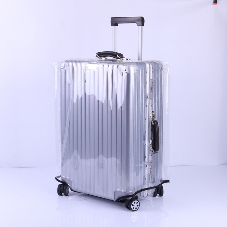 28 Inch Rimless Transparent Waterproof PVC Trolley Suitcase Cover Dustproof Protective Cover - Dust Covers by PMC Jewellery | Online Shopping South Africa | PMC Jewellery
