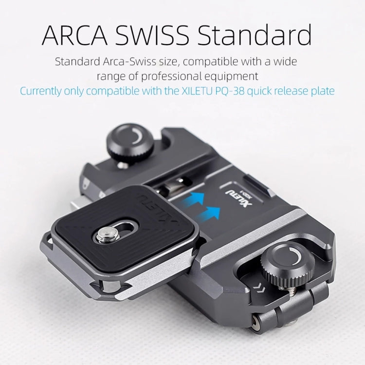 XILETU DSLR Camera Gimbal Arca Swiss Quick Release Plate Clamp,Spec: With Pad - Quick Release Plate by XILETU | Online Shopping South Africa | PMC Jewellery