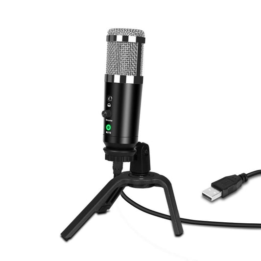 A9 USB Computer Phone Live Broadcast Microphone National K Song Recording Wired Microphone With Stand - Microphone by PMC Jewellery | Online Shopping South Africa | PMC Jewellery | Buy Now Pay Later Mobicred