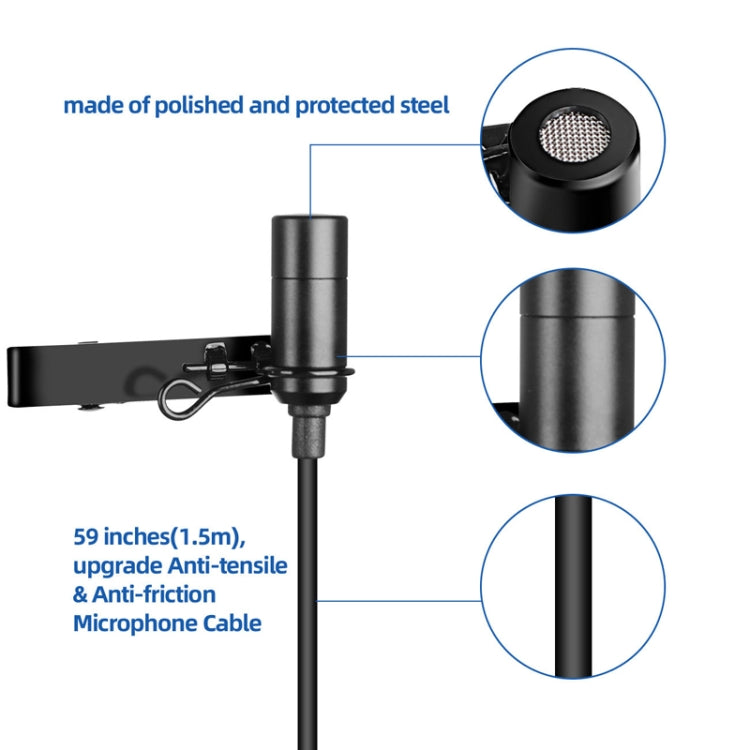 Q6 1 Drag 1 Wireless Lavalier Head Wear USB Computer Recording Microphone Live Phone SLR Lavalier Microphone - Microphone by PMC Jewellery | Online Shopping South Africa | PMC Jewellery | Buy Now Pay Later Mobicred