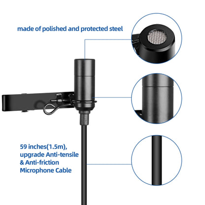 Q6 1 Drag 2 Wireless Lavalier USB Computer Recording Microphone Live Phone SLR Lavalier Microphone - Microphone by PMC Jewellery | Online Shopping South Africa | PMC Jewellery | Buy Now Pay Later Mobicred