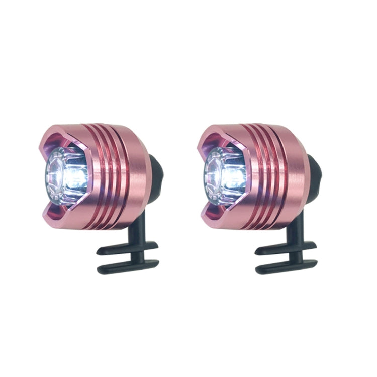 2pcs Aluminum Alloy Battery Model Cave Shoe Light Camping Light(Pink) - Other Accessories by PMC Jewellery | Online Shopping South Africa | PMC Jewellery