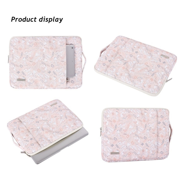 G4-89  PU Laptop Case Tablet Sleeve Bag with Telescoping Handle, Size: 11 Inch(Light Pink) - 10 - 11 inch by PMC Jewellery | Online Shopping South Africa | PMC Jewellery | Buy Now Pay Later Mobicred