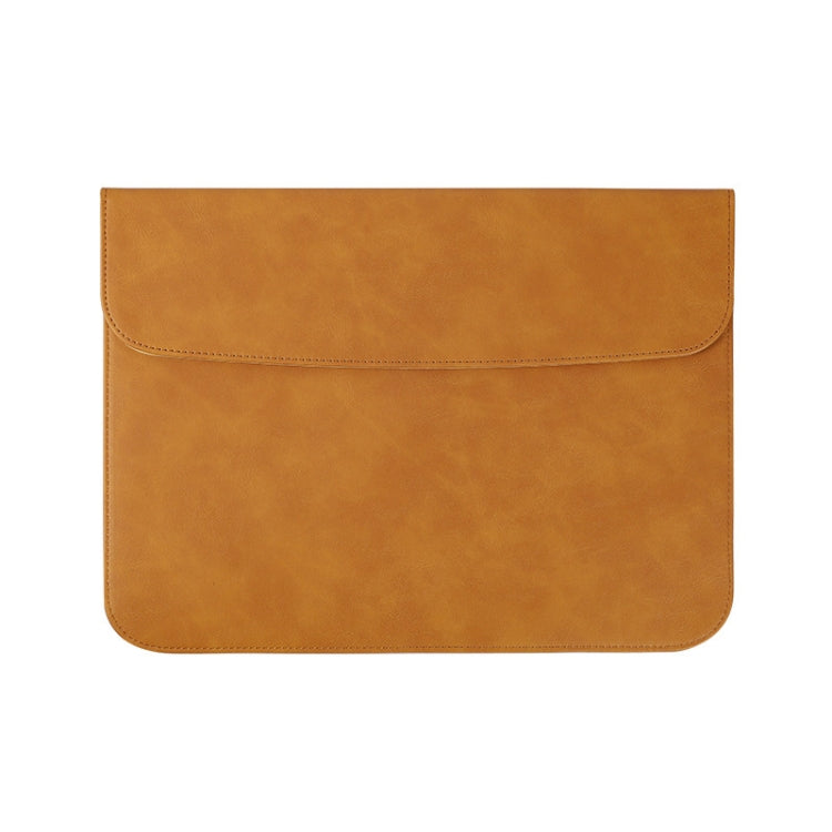 A20 Laptop Bag Magnetic Suction Slim Tablet Case Inner Bag, Size: 13 inch(Yellow Brown) - 13.3 inch by PMC Jewellery | Online Shopping South Africa | PMC Jewellery | Buy Now Pay Later Mobicred