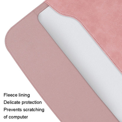 A20 Laptop Bag Magnetic Suction Slim Tablet Case Inner Bag, Size: 13.3/14 inch(Pink) - 14.1 inch by PMC Jewellery | Online Shopping South Africa | PMC Jewellery | Buy Now Pay Later Mobicred