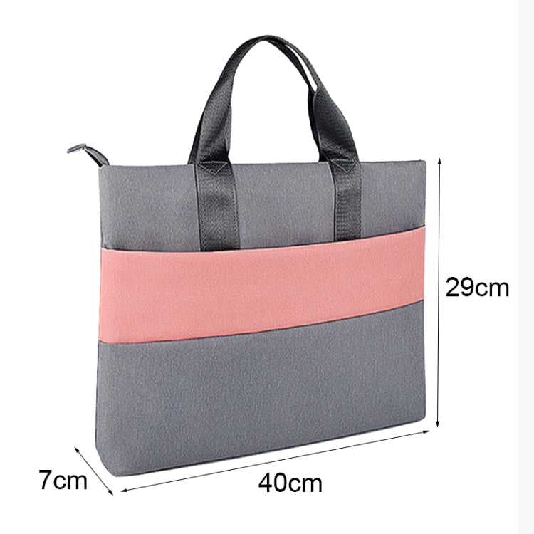 ST05DZ 14.1-15.4 Inch Universal Color Matching Portable Laptop Liner Bag(Pink and Gray) - 14.1 inch by PMC Jewellery | Online Shopping South Africa | PMC Jewellery | Buy Now Pay Later Mobicred