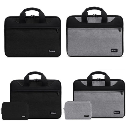 Baona BN-I003 Oxford Cloth Full Open Portable Waterproof Laptop Bag, Size: 11/12 inches(Gray+Power Bag) - 10 - 11 inch by Baona | Online Shopping South Africa | PMC Jewellery | Buy Now Pay Later Mobicred