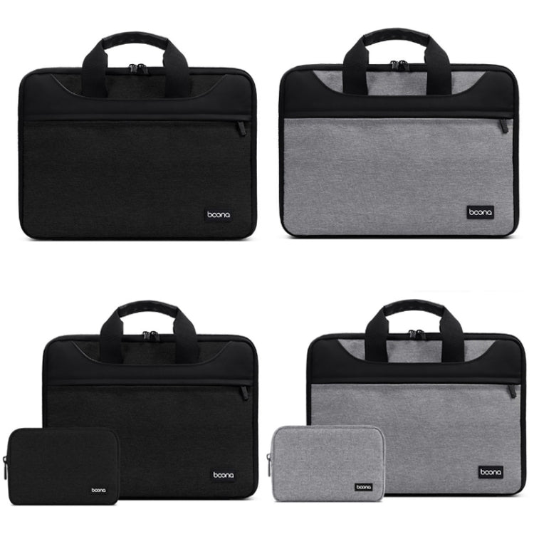 Baona BN-I003 Oxford Cloth Full Open Portable Waterproof Laptop Bag, Size: 13/13.3 inches(Black) - 13.3 inch by Baona | Online Shopping South Africa | PMC Jewellery | Buy Now Pay Later Mobicred