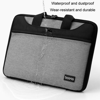 Baona BN-I003 Oxford Cloth Full Open Portable Waterproof Laptop Bag, Size: 16/17 inches(Gray+Power Bag) - 15.6 - 17 inch by Baona | Online Shopping South Africa | PMC Jewellery | Buy Now Pay Later Mobicred