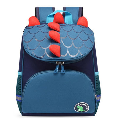 Kindergarten Children Cute Cartoon Backpack School Bag(Blue Dinosaur) - Kids Bags by PMC Jewellery | Online Shopping South Africa | PMC Jewellery