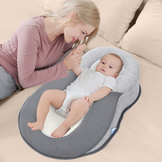 Baby Breastfeeding Pillow Lying Feeding Baby Anti-spitting Milk Slope Pad(Gray) - Baby Care by PMC Jewellery | Online Shopping South Africa | PMC Jewellery
