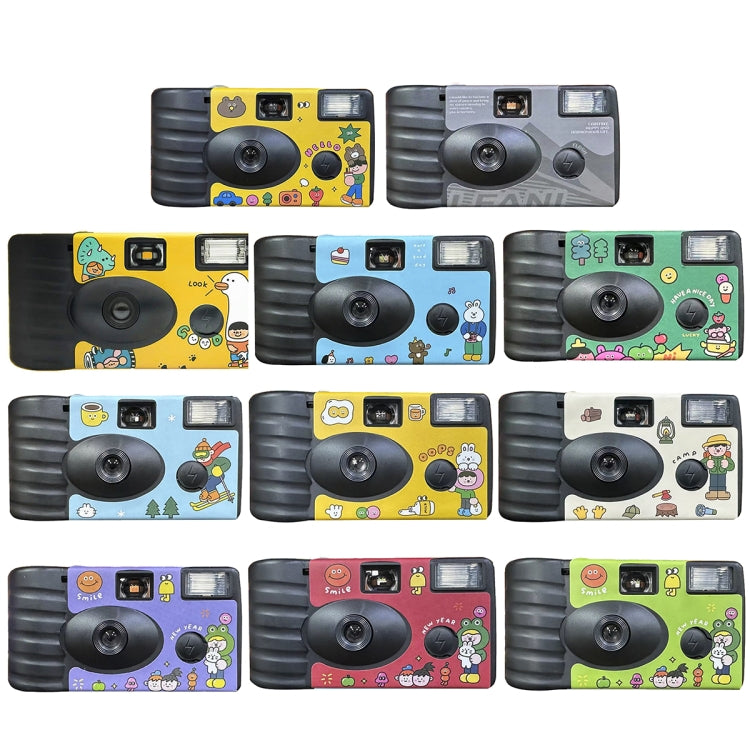 18pcs Sking Retro Film Camera Waterproof Cartoon Decorative Stickers without Camera - Children Cameras by PMC Jewellery | Online Shopping South Africa | PMC Jewellery | Buy Now Pay Later Mobicred