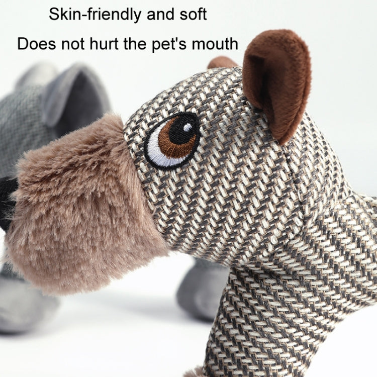Dog Linen Chewing Teething Sounding Pet Toy(Monkey) - Stuffed Toys & Cottony by PMC Jewellery | Online Shopping South Africa | PMC Jewellery