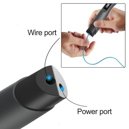 SL-300  3D Printing Pen 8 Speed Control High Temperature Version Support PLA/ABS Filament With UK Plug(Black and White) - 3D Printer by PMC Jewellery | Online Shopping South Africa | PMC Jewellery | Buy Now Pay Later Mobicred