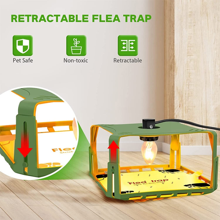 2pcs SK121 Square Fly Trap Flea Trap Pet Household Flea Light Catcher(AU Plug) - Traps by PMC Jewellery | Online Shopping South Africa | PMC Jewellery | Buy Now Pay Later Mobicred