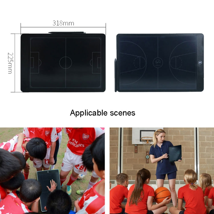 Electronic LCD Football Basketball Teaching Competition Explanation Board, Style: 15 inch Basketball - Others by PMC Jewellery | Online Shopping South Africa | PMC Jewellery