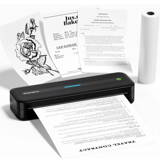 Phomemo M832 300dpi Wireless Thermal Portable Printer, Size: A4 Version(Black) - Printer by Phomemo | Online Shopping South Africa | PMC Jewellery | Buy Now Pay Later Mobicred