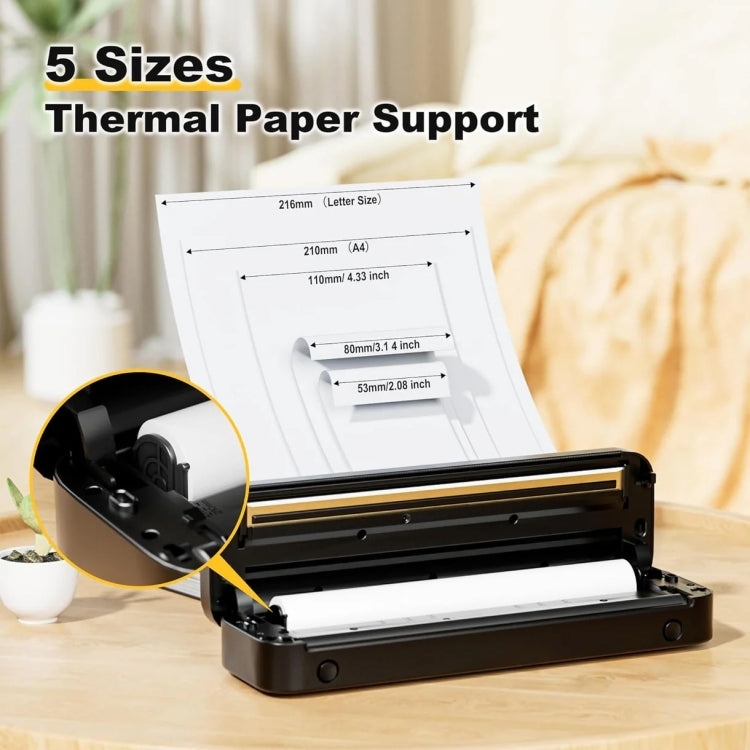 Phomemo M832 300dpi Wireless Thermal Portable Printer, Size: Letter Version(White) - Printer by Phomemo | Online Shopping South Africa | PMC Jewellery | Buy Now Pay Later Mobicred