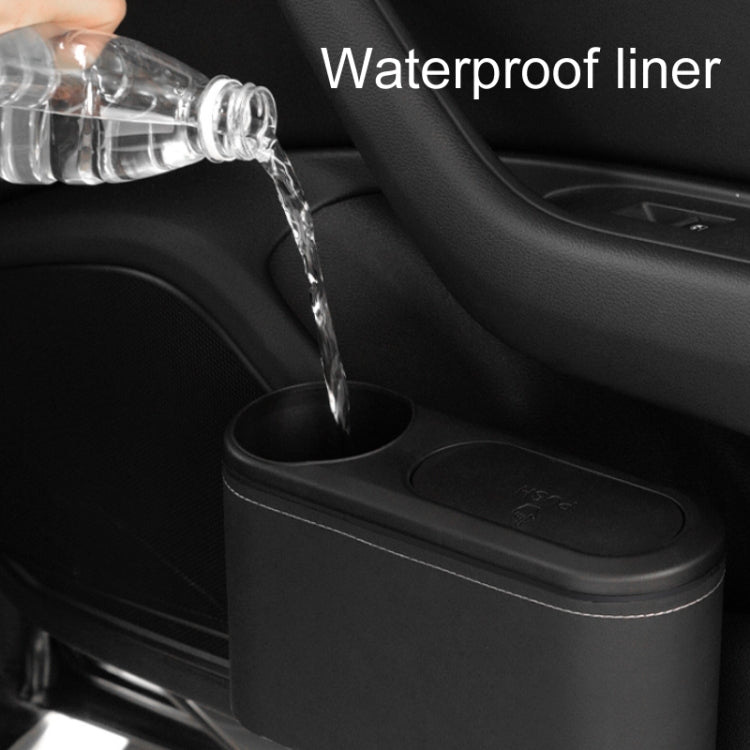 Car Seat Water Cup Holder Umbrella Storage Box Trash Can, Color: Black Leather - Stowing Tidying by PMC Jewellery | Online Shopping South Africa | PMC Jewellery | Buy Now Pay Later Mobicred