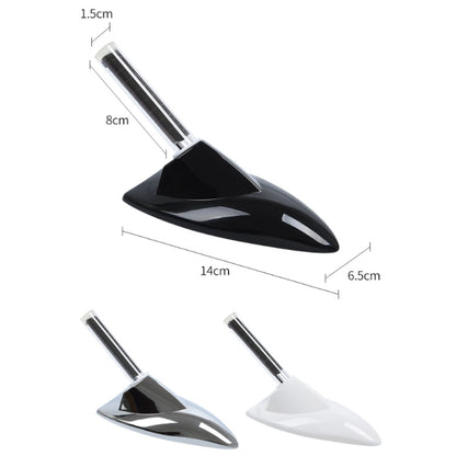 Car Solar Shark Fin With Antenna LED Warning Light, Specification: White with Remote Control - Warning Lights by PMC Jewellery | Online Shopping South Africa | PMC Jewellery | Buy Now Pay Later Mobicred