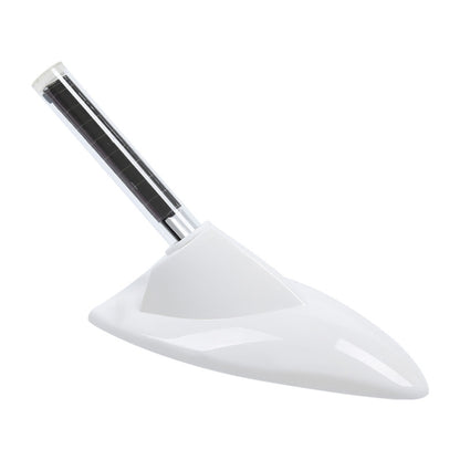 Car Solar Shark Fin With Antenna LED Warning Light, Specification: White - Warning Lights by PMC Jewellery | Online Shopping South Africa | PMC Jewellery | Buy Now Pay Later Mobicred