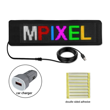 276x90mm Vehicle Rear Window Color Flexible LED Electronic Screen - Car Monitor by PMC Jewellery | Online Shopping South Africa | PMC Jewellery