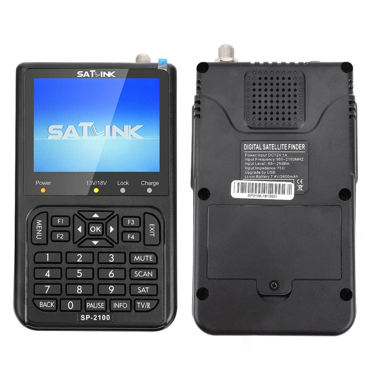 SATLINK SP-2100 HD Finder Meter Handheld Satellite Meter(AU Plug) - Satellite Finder by SATLINK | Online Shopping South Africa | PMC Jewellery | Buy Now Pay Later Mobicred