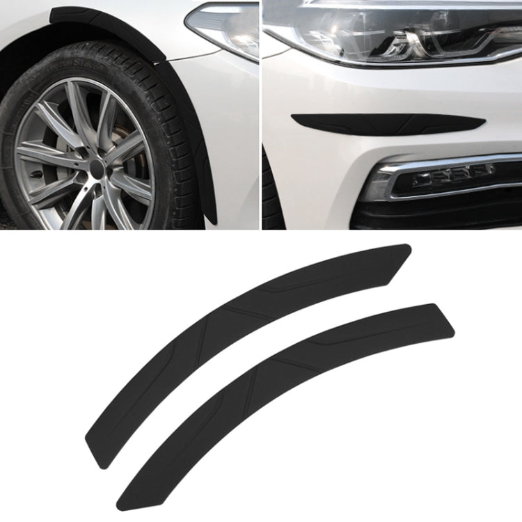 Bumper Wheel Eyebrow Silicone Universal Car Anti-collision Strip(7756 Black) - Anti Collision Sticker by PMC Jewellery | Online Shopping South Africa | PMC Jewellery