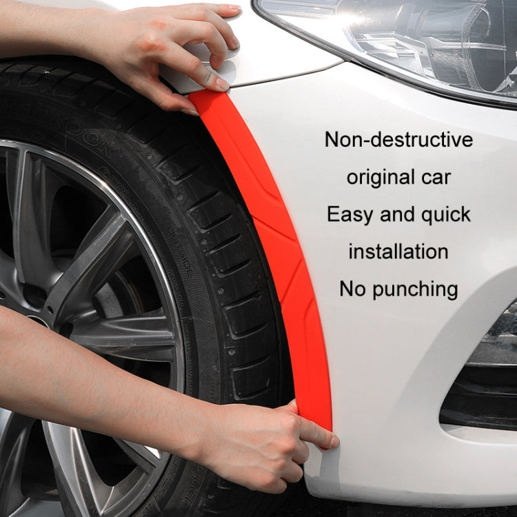 Bumper Wheel Eyebrow Silicone Universal Car Anti-collision Strip(7756 Black) - Anti Collision Sticker by PMC Jewellery | Online Shopping South Africa | PMC Jewellery