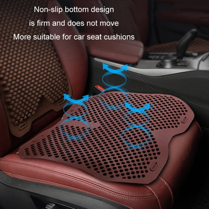 Silicone Car Seat Cushion Summer Breathable Cool Pad, Color: Rear Cushion Apricot - Seat Accessories by PMC Jewellery | Online Shopping South Africa | PMC Jewellery | Buy Now Pay Later Mobicred