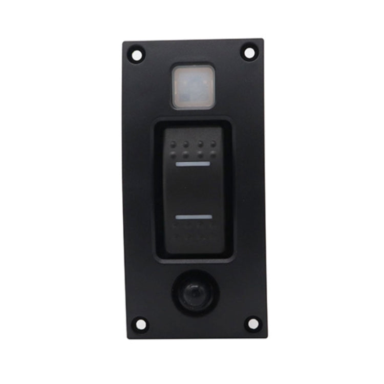 Marine Self-Locking Resetting Switch With Overload Protection Indicator Light ON-OFF-ON 3 Switch - Marine Accessories & Parts by PMC Jewellery | Online Shopping South Africa | PMC Jewellery | Buy Now Pay Later Mobicred